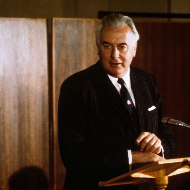 The Hon Gough Whitlam MP AC QC — Prime Minister of Australia (1973)