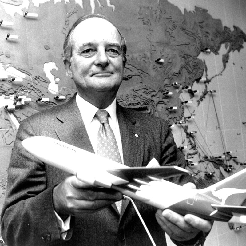 Mr Jim Leslie — Chairman, QANTAS Airways Ltd (1983)