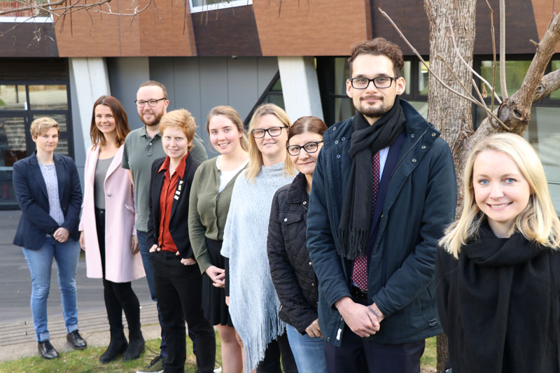 Some of IPAA’s Future Shapers (left to right): Ms Samantha Gray, Ms Chelsea Brand, Mr Jack Dow, Ms Jennifer Green, Ms Kara McKee, Ms Lauri Fettel, Ms Lola Brancati, Mr Matt Greiss and Ms Rebecca Gill.